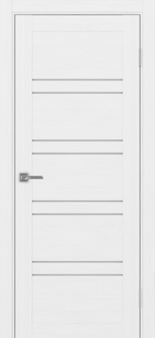 Полотно Турин 560 белый лёд Цвет Белый лёд Размер 600х2000мм Покрытие Экошпон Стекло Матовое